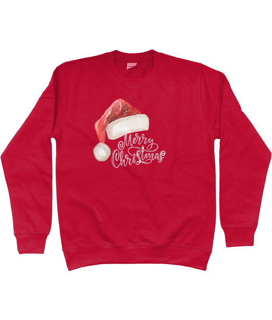 Kersttrui - Kerstmuts Retro Merry Christmas