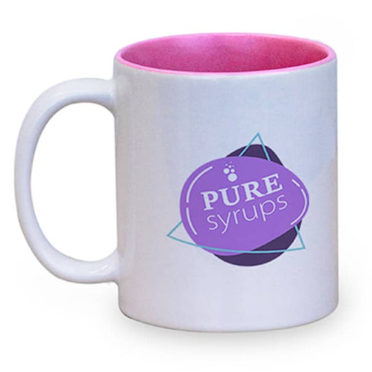 Gekleurde binnenkant mok