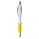 Focus balpen | Witte houder | Gekleurde grip