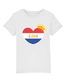 Hart met kroon - Koningsdag T-shirt - B&C - #E150 Kids