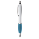 Focus balpen | Witte houder | Gekleurde grip
