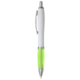 Focus balpen | Witte houder | Gekleurde grip