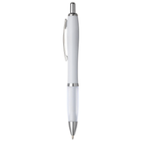 Focus balpen | Witte houder | Gekleurde grip