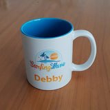 Gekleurde binnenkant mok